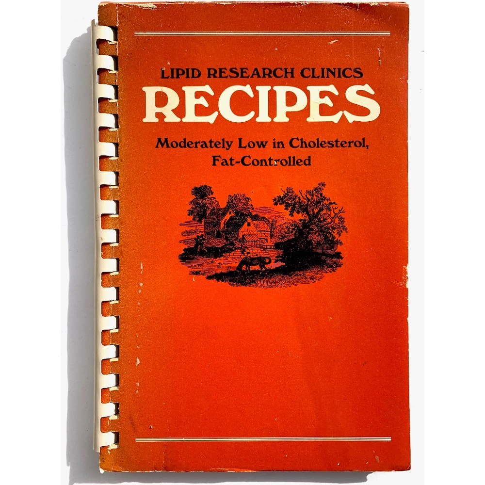 Lipid Research Clinics Low Cholesterol Fat Controlled Cookbook Diet Recipes